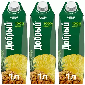 Сок Добрый Ананас 1л.