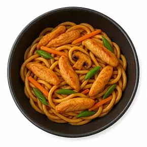 Удон с курицей